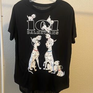 Black 101 Dalmatians Graphic T-Shirt